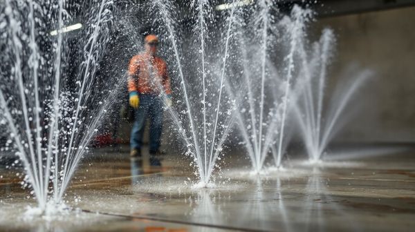 Les avantages du nettoyage du béton par jet d'eau haute pression